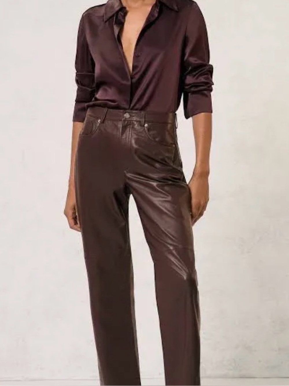 Real Clothes 100% lamb skin pants